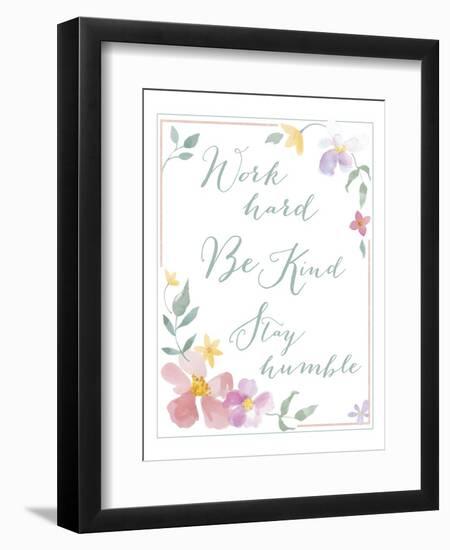 Work Hard-Fiona Stokes-Gilbert-Framed Giclee Print