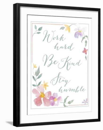 Work Hard-Fiona Stokes-Gilbert-Framed Giclee Print