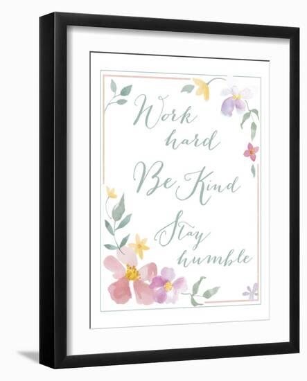 Work Hard-Fiona Stokes-Gilbert-Framed Giclee Print