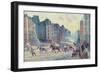 Work in the Rue Reaumur, 1906-08-Maximilien Luce-Framed Giclee Print