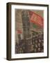 Work in the USSR Is a Matter of Honour, Glory, Sacrifice and Heroism, 1931-Gustav Klutsis-Framed Giclee Print