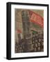 Work in the USSR Is a Matter of Honour, Glory, Sacrifice and Heroism, 1931-Gustav Klutsis-Framed Premium Giclee Print