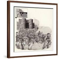 Work on the First Walls of Cairo Began in 969Ad-Pat Nicolle-Framed Giclee Print