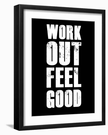 Work Out Feel Good-null-Framed Art Print