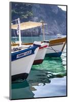 Workboats of Corfu, Greece II-Laura DeNardo-Mounted Photographic Print