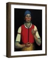 Worker, 1933-Kasimir Malevich-Framed Giclee Print