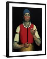 Worker, 1933-Kasimir Malevich-Framed Giclee Print