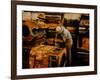 Worker at a General Electric Factory-Alfred Eisenstaedt-Framed Photographic Print