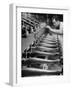 Worker Carving Chair Legs, 24 at a Time, at a Tomlinson Furniture Factory-Margaret Bourke-White-Framed Photographic Print