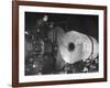 Worker Cutting the Gun Casting in the Bethlehem Steel Factory-Dmitri Kessel-Framed Photographic Print