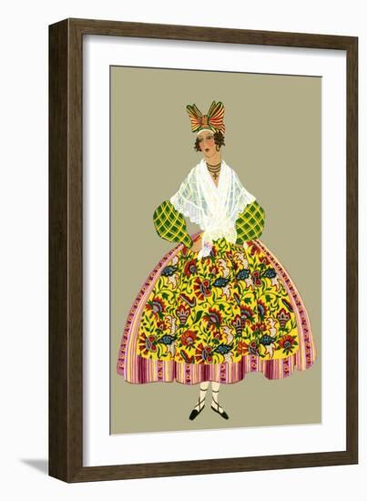 Worker from L'Arlesienne-Elizabeth Whitney Moffat-Framed Art Print