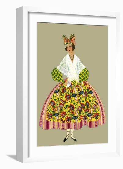 Worker from L'Arlesienne-Elizabeth Whitney Moffat-Framed Art Print