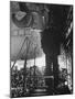 Worker in a Steel Mill in Moscow-James Whitmore-Mounted Photographic Print
