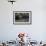 Worker in Boat Cleaning Green Lake, Kunming China-Darrell Gulin-Framed Photographic Print displayed on a wall