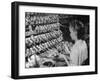 Worker Making Corn Cob Pipes-Wallace Kirkland-Framed Photographic Print