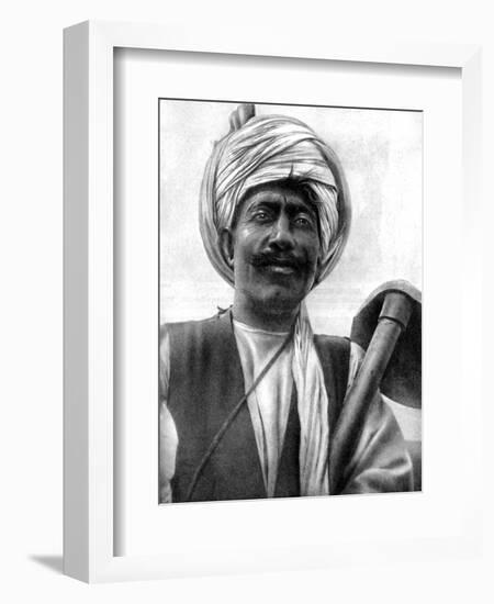 Worker on a Collective Farm in the Turkoman Republic, 1936-null-Framed Giclee Print