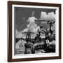 Worker Opening up a Pipeline to Let the Oil Flow-Thomas D^ Mcavoy-Framed Photographic Print