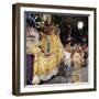 Worker Paints a Mardi Gras Float-Carol Highsmith-Framed Photo