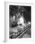 Worker Pouring Hot Steel into Molds at Auto Manufacturing Plant-Ralph Morse-Framed Photographic Print