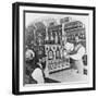 Worker Pouring Soda for Customer-null-Framed Photographic Print