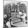 Worker Pouring Soda for Customer-null-Mounted Photographic Print