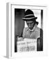 Worker Reading El Machete, Mexico City, 1925-Tina Modotti-Framed Photographic Print