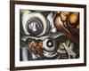 Worker's World Victim of Capitalism: Detail with Allegory of Industrial World-null-Framed Giclee Print