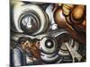 Worker's World Victim of Capitalism: Detail with Allegory of Industrial World-null-Mounted Giclee Print