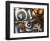 Worker's World Victim of Capitalism: Detail with Allegory of Industrial World-null-Framed Giclee Print