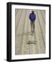 Worker Using Hoe Like Device to Turn Coffee Beans Drying in the Sun at La Retana Plantation-John Dominis-Framed Photographic Print