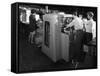 Workers at a Printing Company, Mexborough, South Yorkshire, 1959-Michael Walters-Framed Stretched Canvas