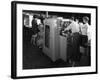 Workers at a Printing Company, Mexborough, South Yorkshire, 1959-Michael Walters-Framed Photographic Print