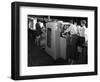 Workers at a Printing Company, Mexborough, South Yorkshire, 1959-Michael Walters-Framed Photographic Print