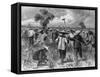 Workers at a Sugar Plantation-null-Framed Stretched Canvas