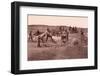 Workers at Gold Mine-null-Framed Photographic Print