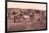 Workers at Gold Mine-null-Framed Photographic Print