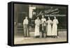 Workers at Mcwilliams Bakery and Grocery-null-Framed Stretched Canvas