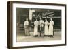 Workers at Mcwilliams Bakery and Grocery-null-Framed Art Print