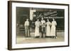 Workers at Mcwilliams Bakery and Grocery-null-Framed Art Print