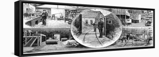 Workers at Nobel Explosives Company Limited, Ardeer, Ayrshire, 1884-null-Framed Stretched Canvas