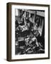 Workers at Small Shoe Factory-Paul Schutzer-Framed Photographic Print