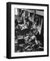 Workers at Small Shoe Factory-Paul Schutzer-Framed Photographic Print