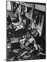 Workers at Small Shoe Factory-Paul Schutzer-Mounted Photographic Print