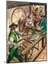 Workers Attack the Blackburn Home of James Hargreaves to Destroy His Invention, the Spinning Jenny-Peter Jackson-Mounted Giclee Print