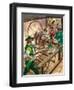 Workers Attack the Blackburn Home of James Hargreaves to Destroy His Invention, the Spinning Jenny-Peter Jackson-Framed Giclee Print