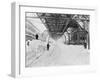 Workers Clearing after Blizzard-null-Framed Photographic Print