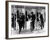 Workers Clocking in at the Gates on Labour Square-John Phillips-Framed Premium Photographic Print