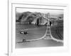 Workers Complete the Catwalks for the Golden Gate Bridge-null-Framed Photographic Print