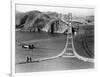 Workers Complete the Catwalks for the Golden Gate Bridge-null-Framed Photographic Print