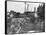 Workers Constructing the Library of Congress-null-Framed Stretched Canvas